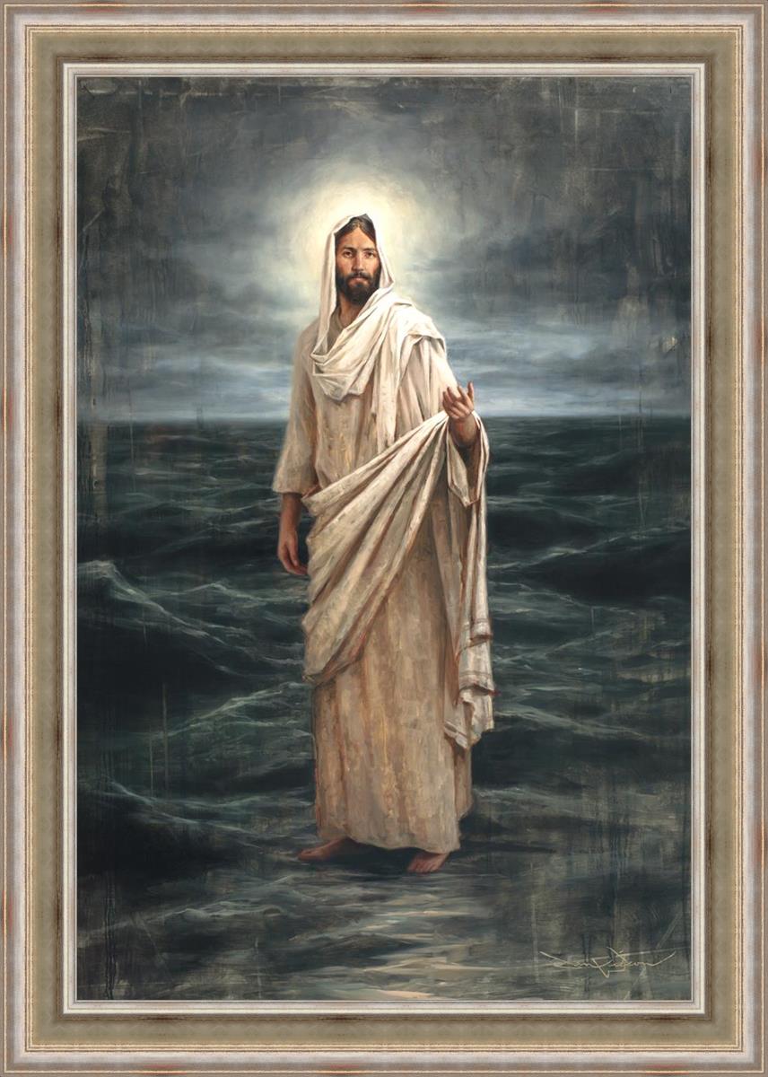 Come Be Not Afraid Large Wall Art - Inspirational Christian Home Decor for Living Room, Bedroom & Office - Perfect Gift for Faith-Based Interiors