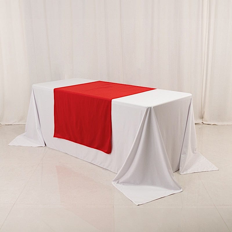 36 x 72 Inch Premium Polyester Table Runner for Dining Room, Wedding, Party Decor - Wrinkle & Stain Resistant Tablecloth