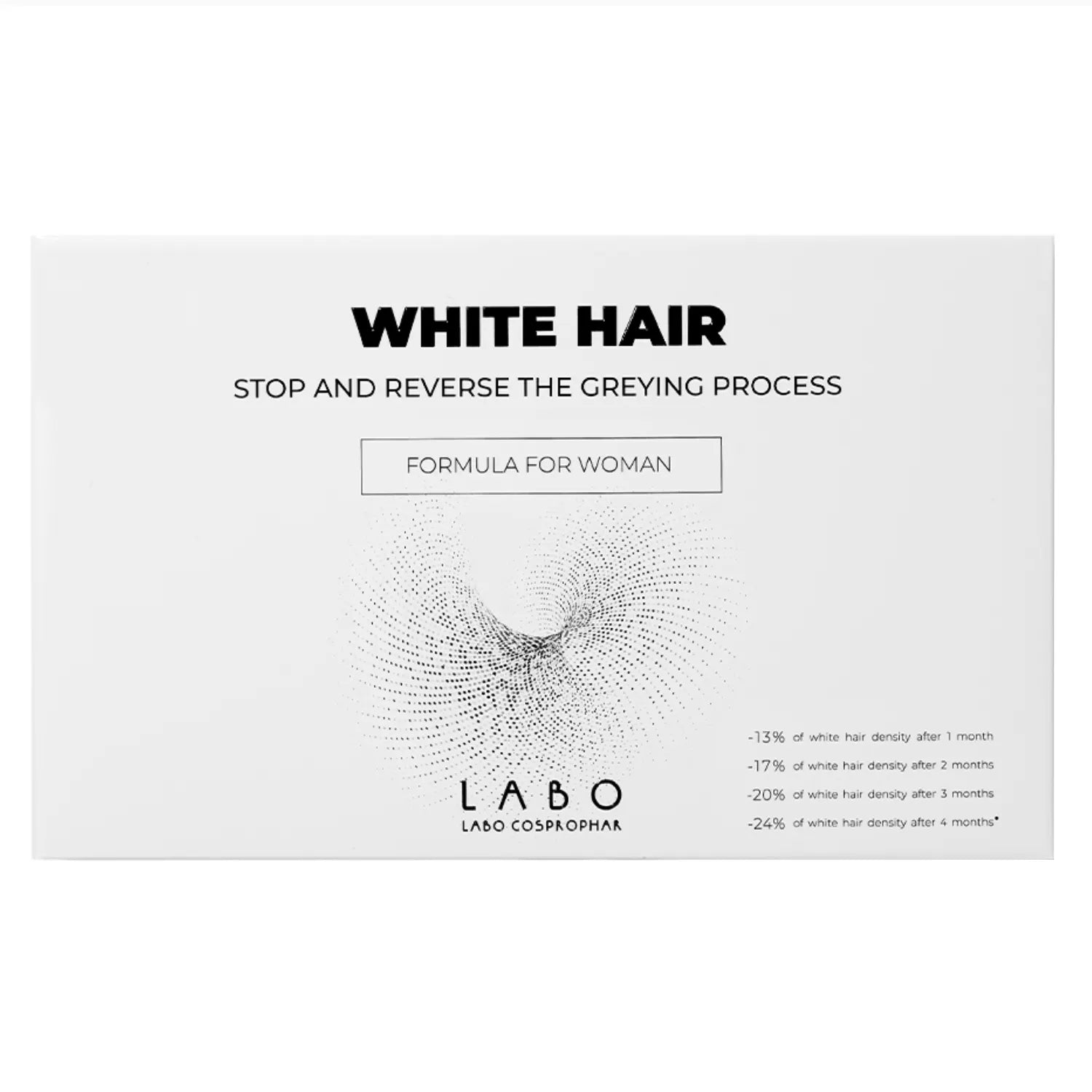 LABO WHITE HAIR Treatment for Women - Anti-Gray Hair Solution with 20 Vials x 3.5ml (Buy 2 Get 1 Free) - Perfect for Daily Hair Care & Salon Treatments