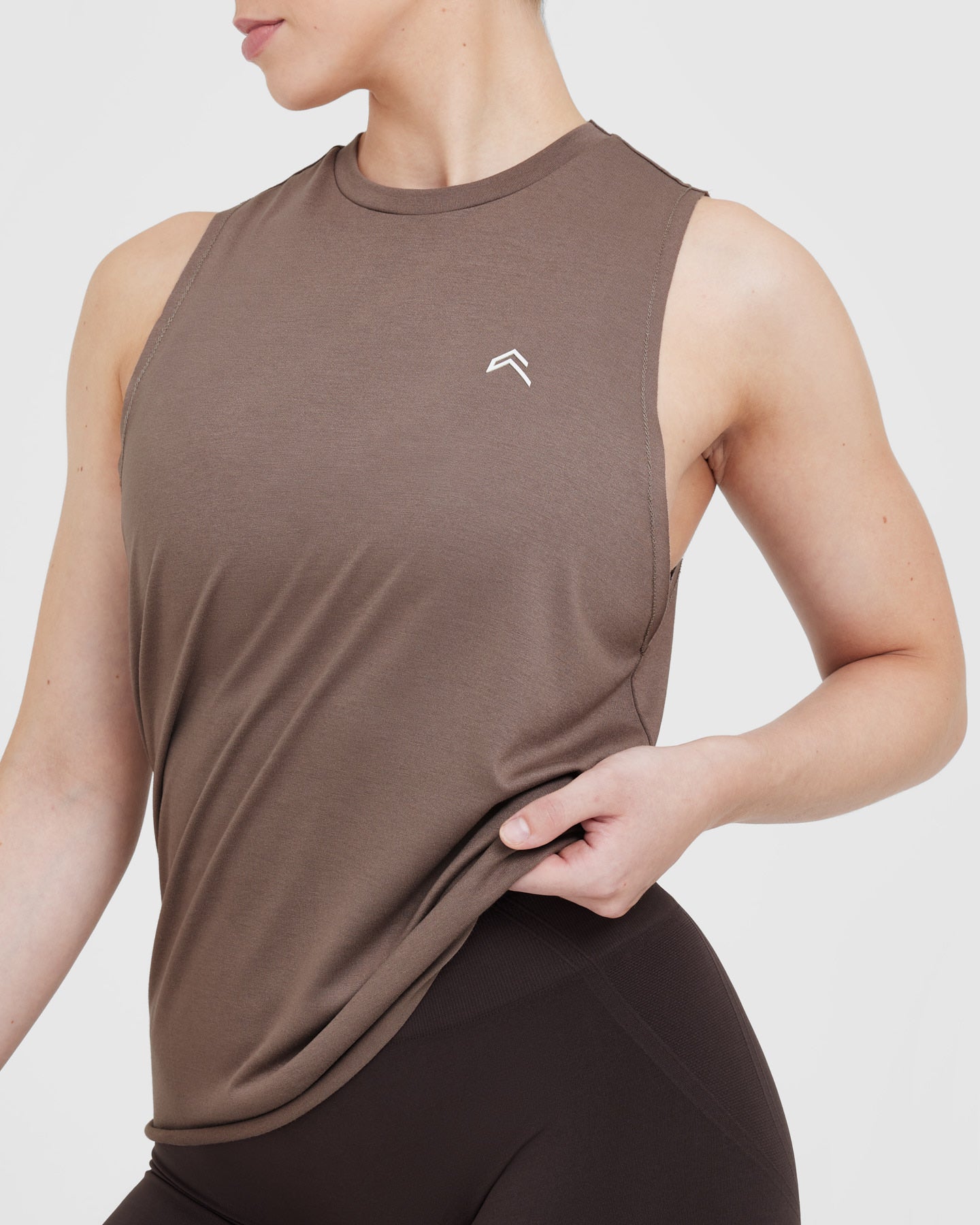 Go To Muscle Vest for Men - Cool Brown Color | Gym Workout & Summer Outdoor Activities