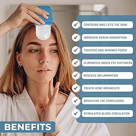 **Ice Roller for Face & Body - Cooling Massager for Puffy Eyes, Neck & Skin Tightening - Portable, Unbreakable & Reusable for Glowing Skin - Perfect for Home, Travel & Post-Workout Recovery**