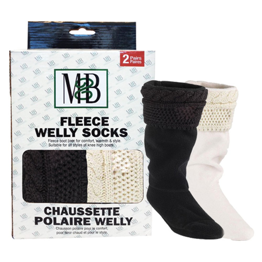 Premium Fleece-Lined Welly Socks for Men & Women - Warm Waterproof Winter Boot Socks for Outdoor Activities, Hiking, and Cold Weather Comfort