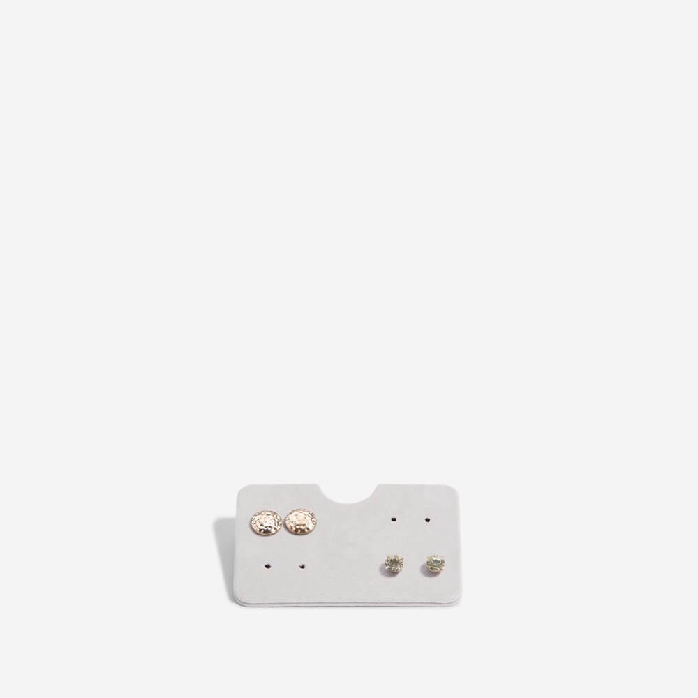 Stackers Single Earring Insert Grey - Stylish Minimalist Ear Cuff for Women, Trendy Cartilage Hoop Earring for Helix, Tragus, or Lobe Piercing - Perfect for Everyday Wear & Special Occasions