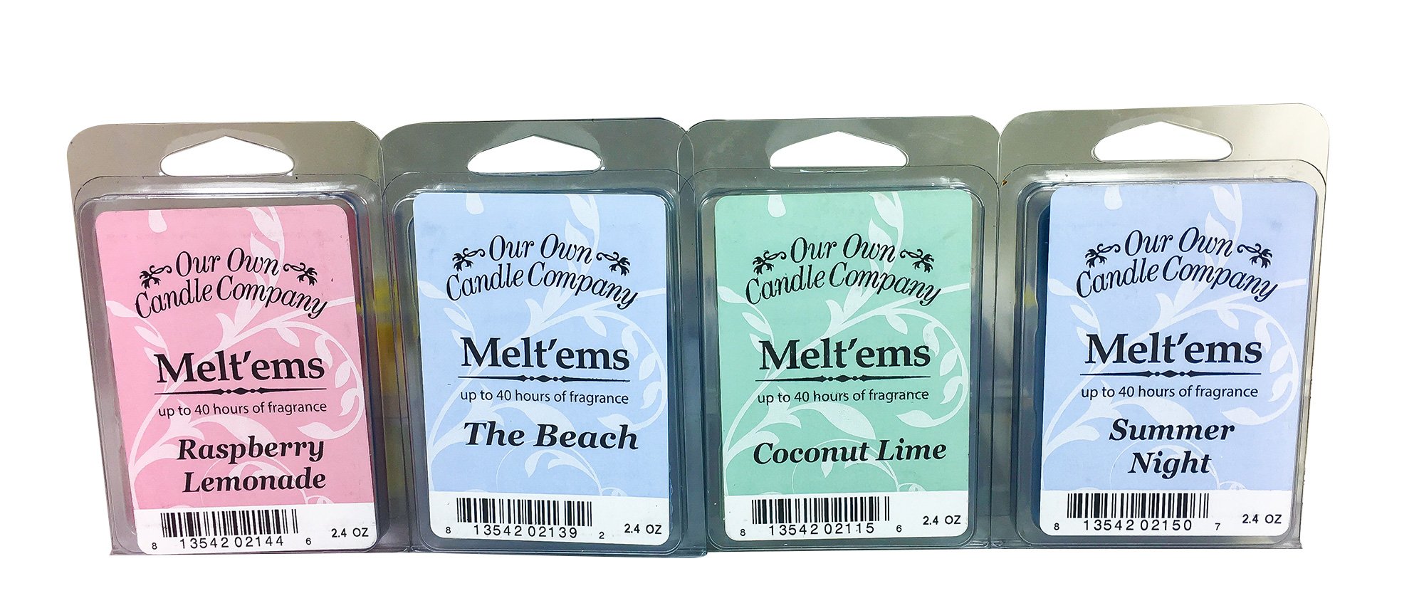 Premium Wax Melts - Coconut Lime, Raspberry Lemonade & Himalayan Sea Salt Scented - Summer Variety Pack (6 Cubes, 2.4oz x 4) - Perfect for Home Fragrance, Aromatherapy & Relaxation - Beach Vacation Inspired Scented Candles for Living Room, Bedroom & Bathroom