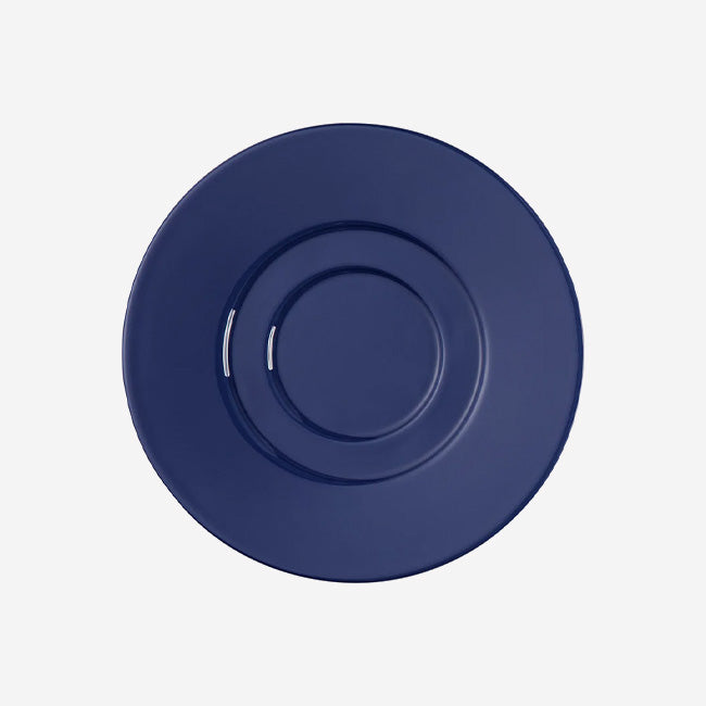 Guy Degrenne Empileo Coffee & Tea Saucer Set - Elegant Porcelain Dessert Plates for Afternoon Tea, Coffee Break, and Party Serving - 6-Piece Stackable Dish Collection