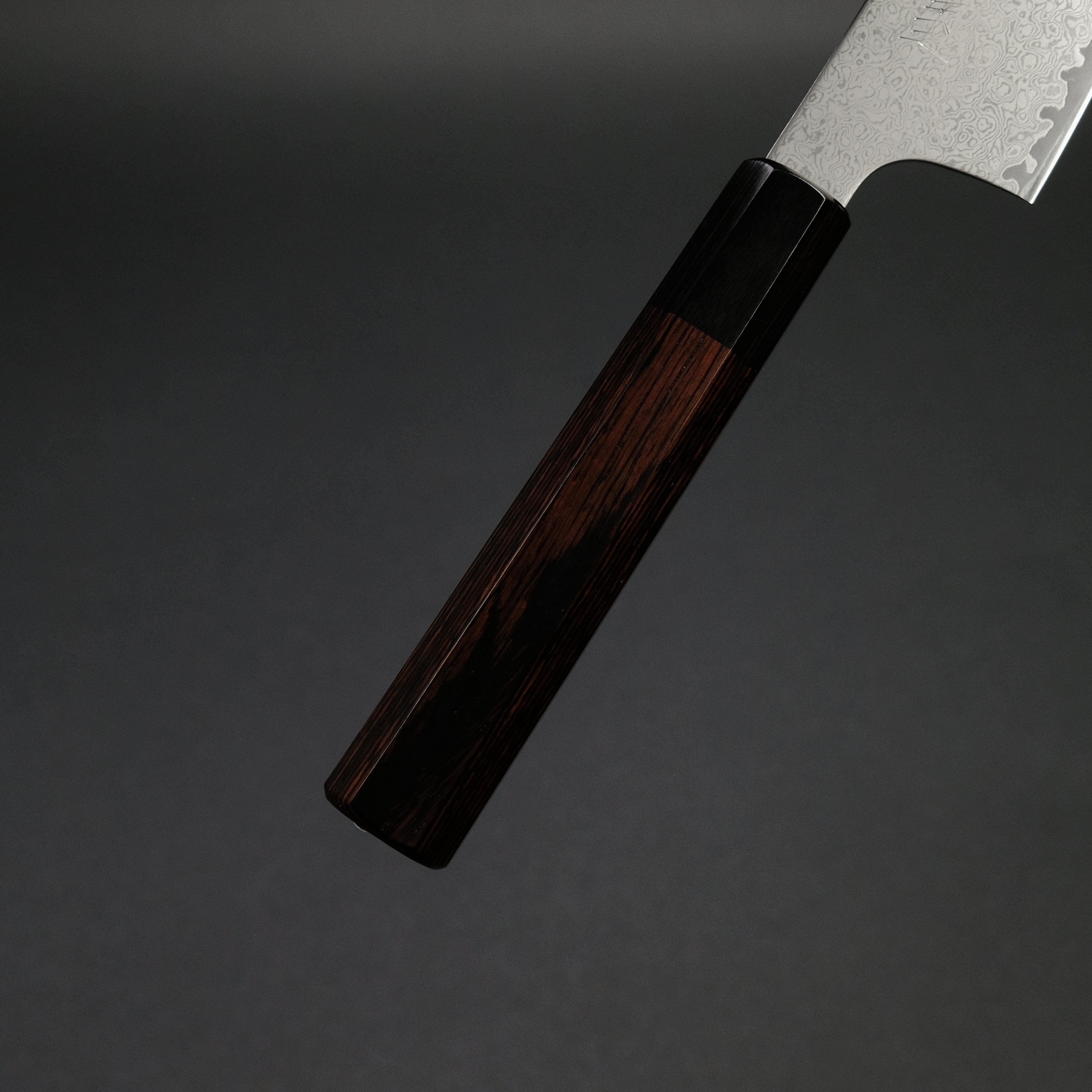 Hitohira Imojiya TH Damascus Gyuto 210mm Chef Knife - Red Pakka Wood Handle - High Carbon Steel Japanese Kitchen Knife for Professional Chefs & Home Cooking