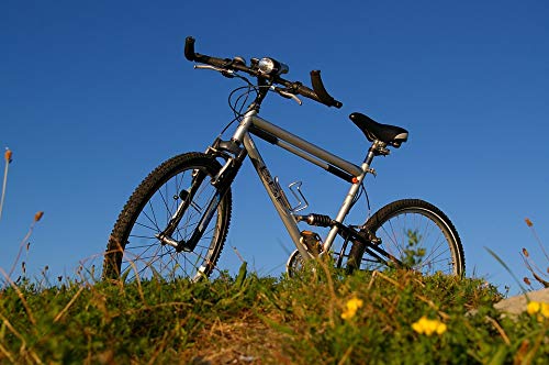 20x30 Inch Laminated Mountain Bike Cycling Poster - Vibrant Colors & HD Imagery - Perfect for Home Decor, Office, or Bike Shop Wall Art - Fits Standard Frames