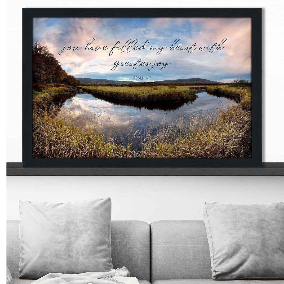 Vibrant Horizontal Acrylic Wall Art Print - A Greater Joy - Modern Home & Office Decor for Living Room, Bedroom or Gift Giving