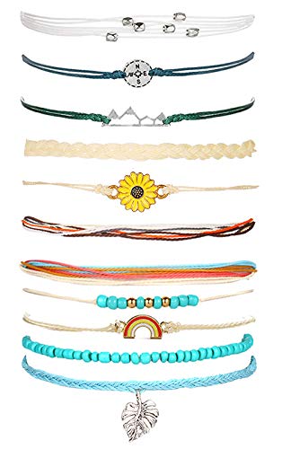 T-11pcs-String Bracelets