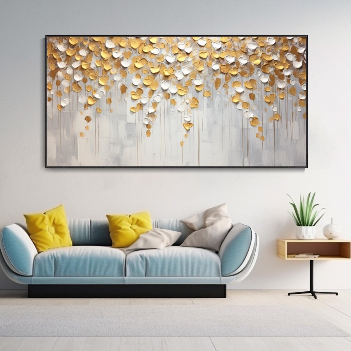 Golden Flowerbuds - Elegant Floral Decor for Home, Wedding & Party | Perfect for Centerpieces, Bouquets & DIY Crafts