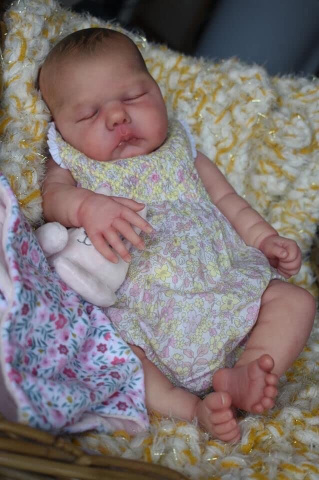 iCradle 19 Inch Realistic Reborn Baby Doll - Lifelike Newborn Baby Doll Gift for Kids Age 3+ | Perfect for Role Play, Collecting & Emotional Comfort