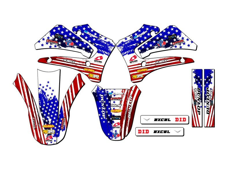 2000-2007 Yamaha TTR 125 Graphics Kit - Full Decal Set for TTR125 Dirt Bike | High-Quality Vinyl Stickers for Motorcycle Customization | Perfect for Trail Riding, Motocross & Off-Road Adventures