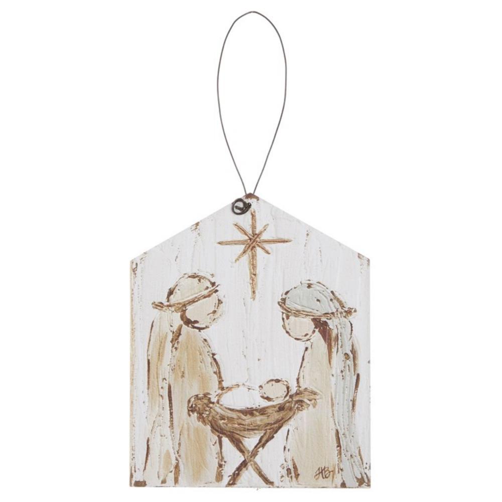 6-Piece Nativity Scene Ornament Set - Handcrafted Christmas Tree Decorations for Holiday Home & Church Displays | Perfect for Xmas Gifts, Mantel Decor, and Festive Table Centerpieces