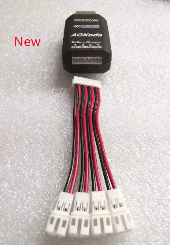 AOkoda CX405 1S Lipo Battery Charger (2 Pack) - Fast Charging for RC Drones, Toys, and Hobby Models - Perfect for Indoor and Outdoor Use