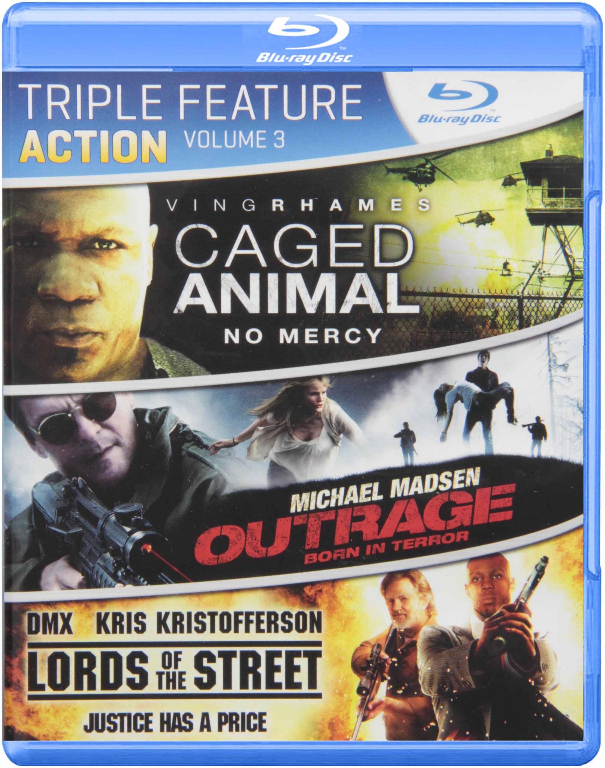 Action Triple Feature Volume 3 Blu-Ray | 3-Pack Action Movie Collection | Perfect for Movie Nights & Home Entertainment