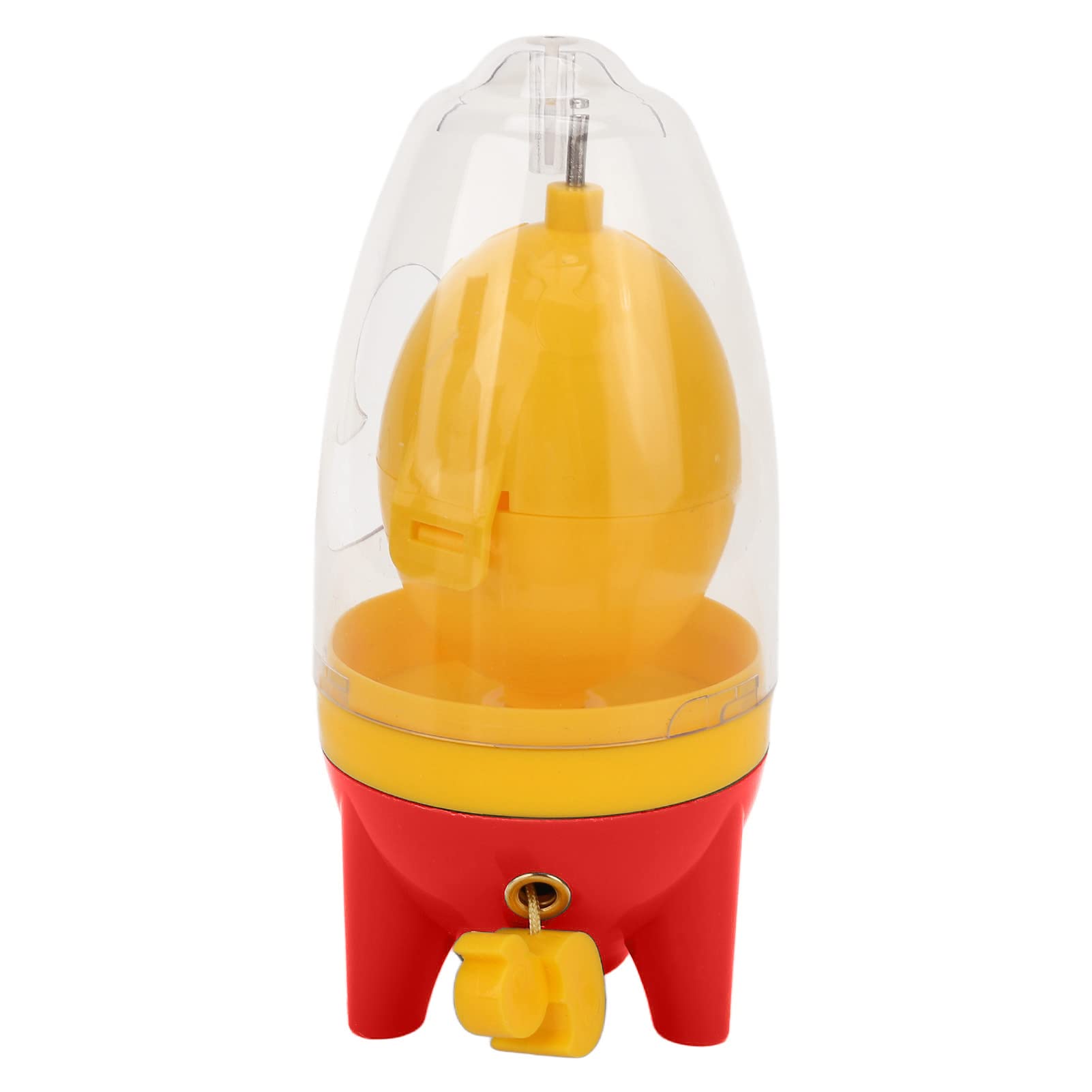 Hand-Powered Egg Spinner - Portable Egg White & Yolk Mixer for Golden Eggs | Manual Egg Homogenizer & Scrambler | Perfect for Baking, Cooking, and DIY Golden Egg Crafts (Red)