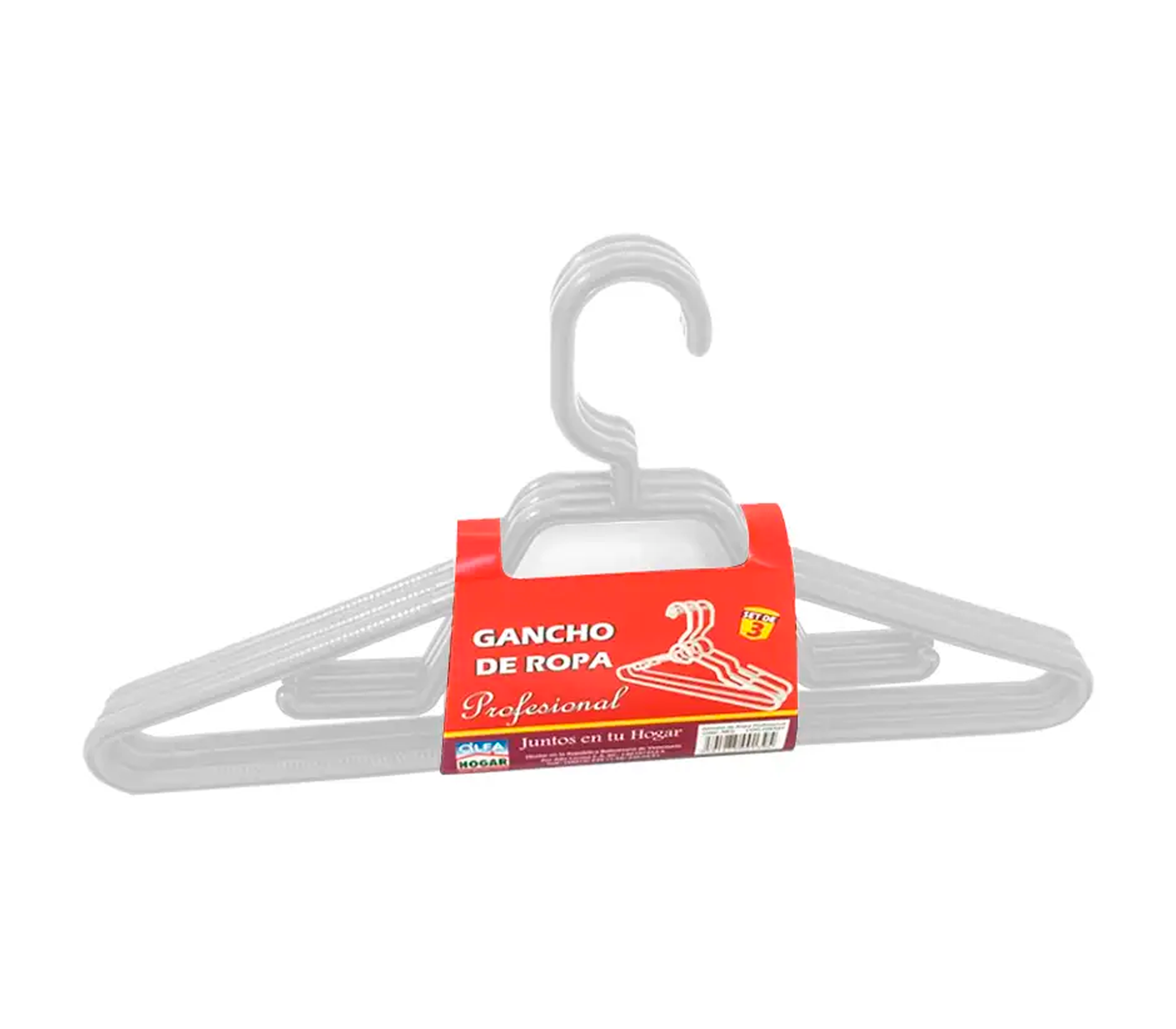 Professional Clothes Hangers (Set of 3) - Durable & Space-Saving for Closet Organization - Alfa Home - Perfect for Wardrobe, Laundry Room & Travel Packing