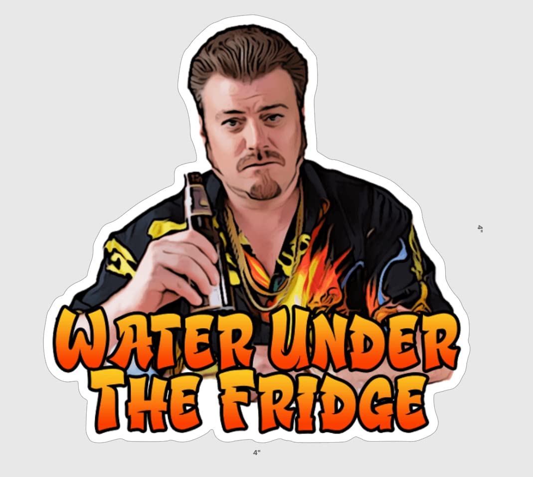 Official Trailer Park Boys Merchandise - Bubbles, Julian & Ricky Stickers (2 Pack) - Funny Vinyl Decals for Laptops, Water Bottles & Car Windows - Perfect for Fans & Collectors