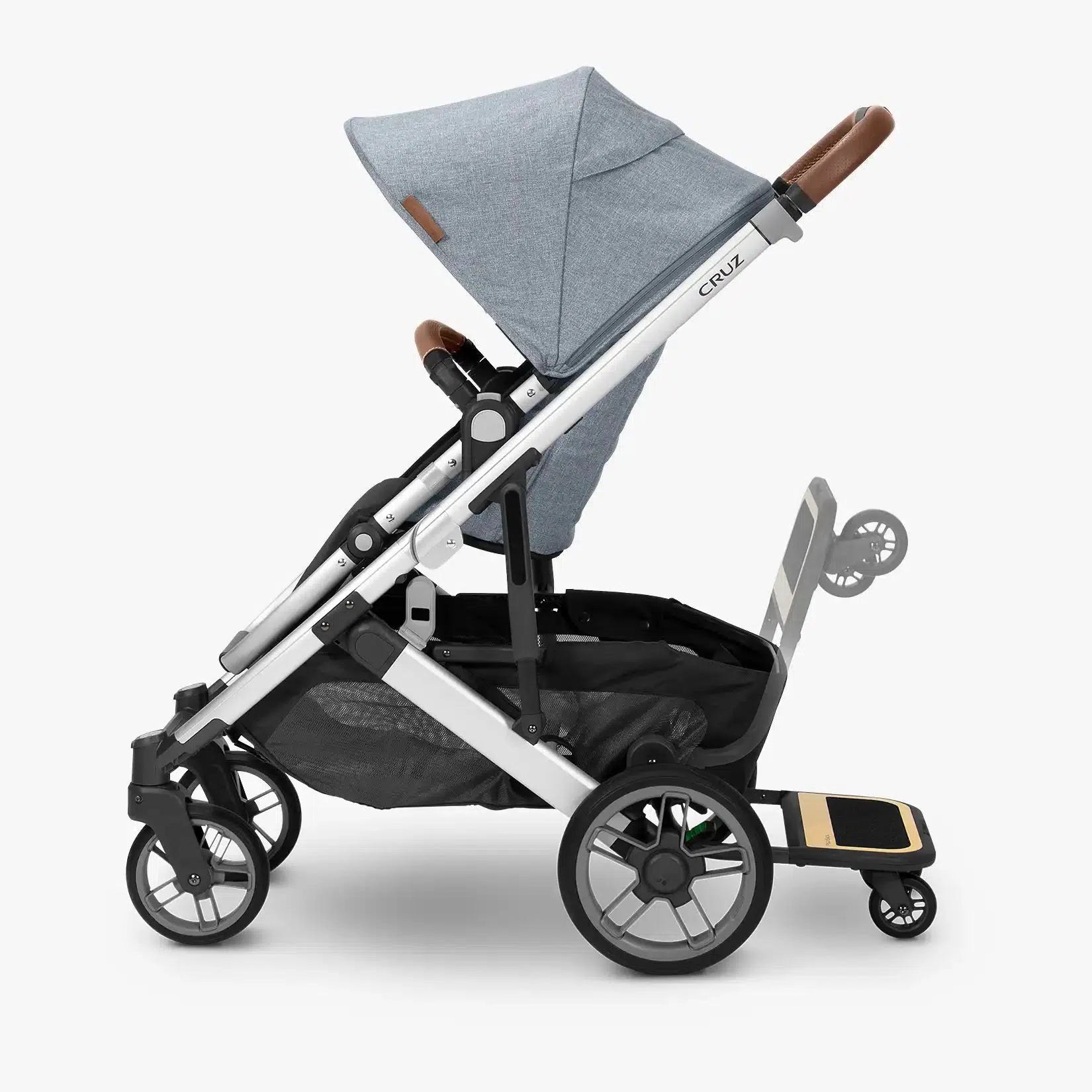 UPPAbaby Piggy Back Board for Cruz V2 Stroller - Universal Ride-On Attachment for Toddlers - Perfect for Shopping, Travel & Outdoor Adventures