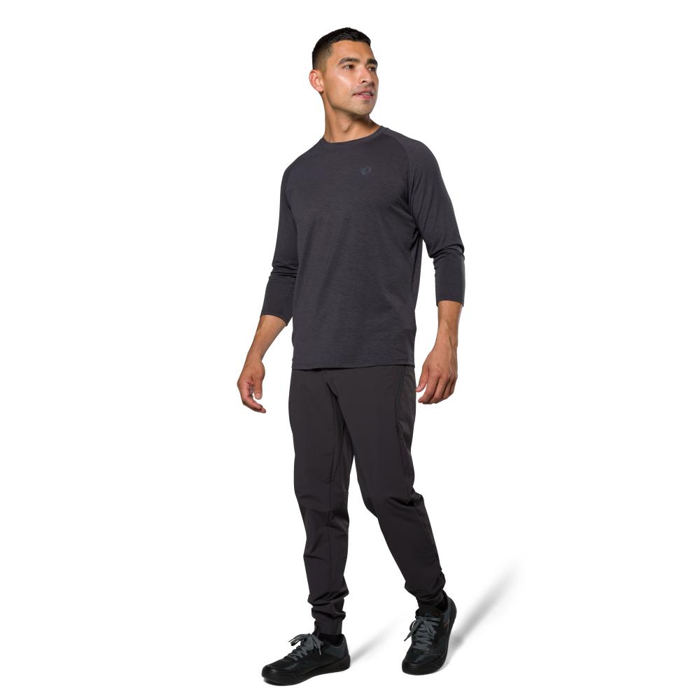 Men's Canyon Merino 3/4 Sleeve Jersey - Lightweight Breathable Hiking & Outdoor Shirt for Men - Perfect for Camping, Trail Running and Travel Adventures