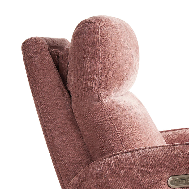 Electric Swivel Nursery Glider Chair - Comfortable Rocking Recliner for Breastfeeding, Baby Shower & Nursery Room (Gray) - Perfect for Nursing, Reading & Relaxing with Your Newborn