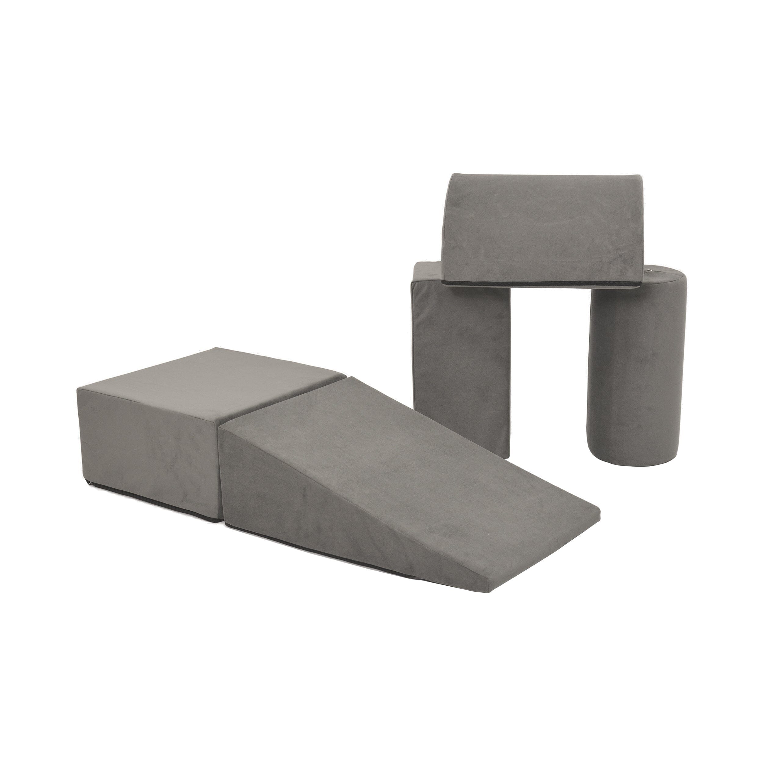 Kids Play Couch with Removable Covers & Storage Pockets - Soft Foam Modular Furniture for Playroom, Nursery, or Living Room - Perfect for Reading, Lounging & Imaginative Play