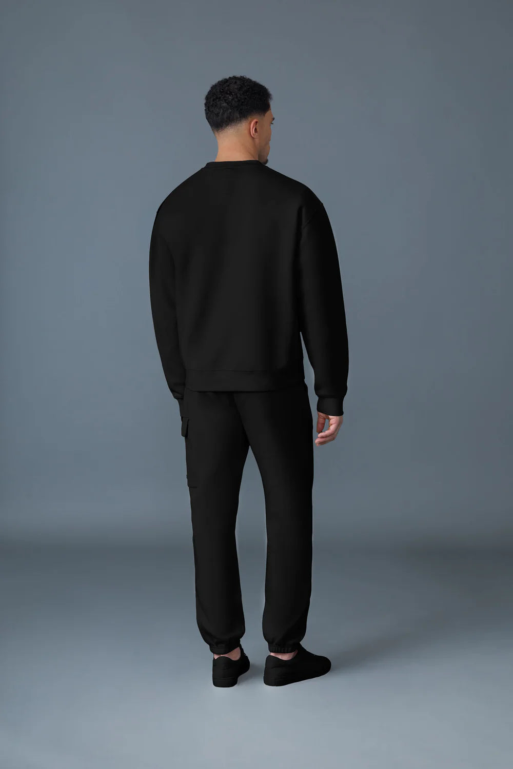 MACKAGE Julius Double Face Jersey Logo Sweatshirt for Men - Cozy Pullover Hoodie with Embroidered Logo - Perfect for Casual Wear, Street Style & Winter Layering