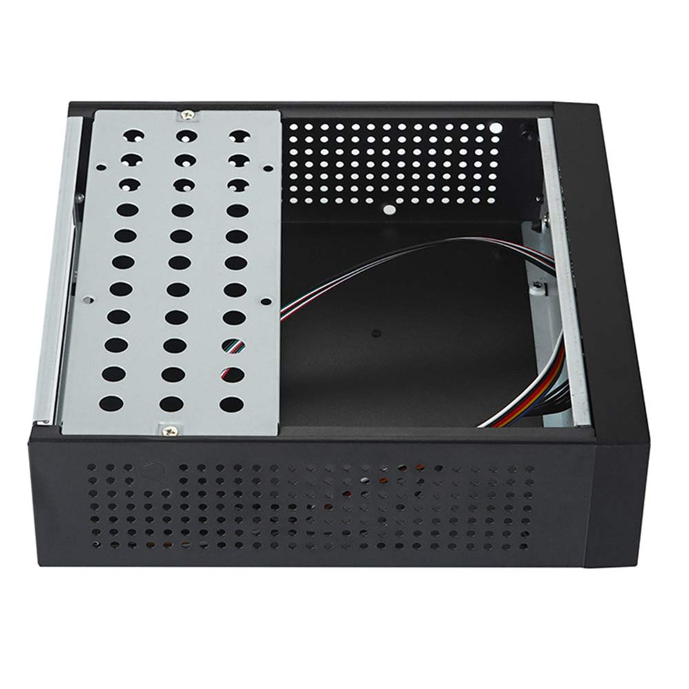 Pmandgk ITX Computer Case M06 - Compact Mini PC Case for HTPC, Industrial Control & Gaming Desktop - Perfect for Home Theater, Office & Small Space Setups