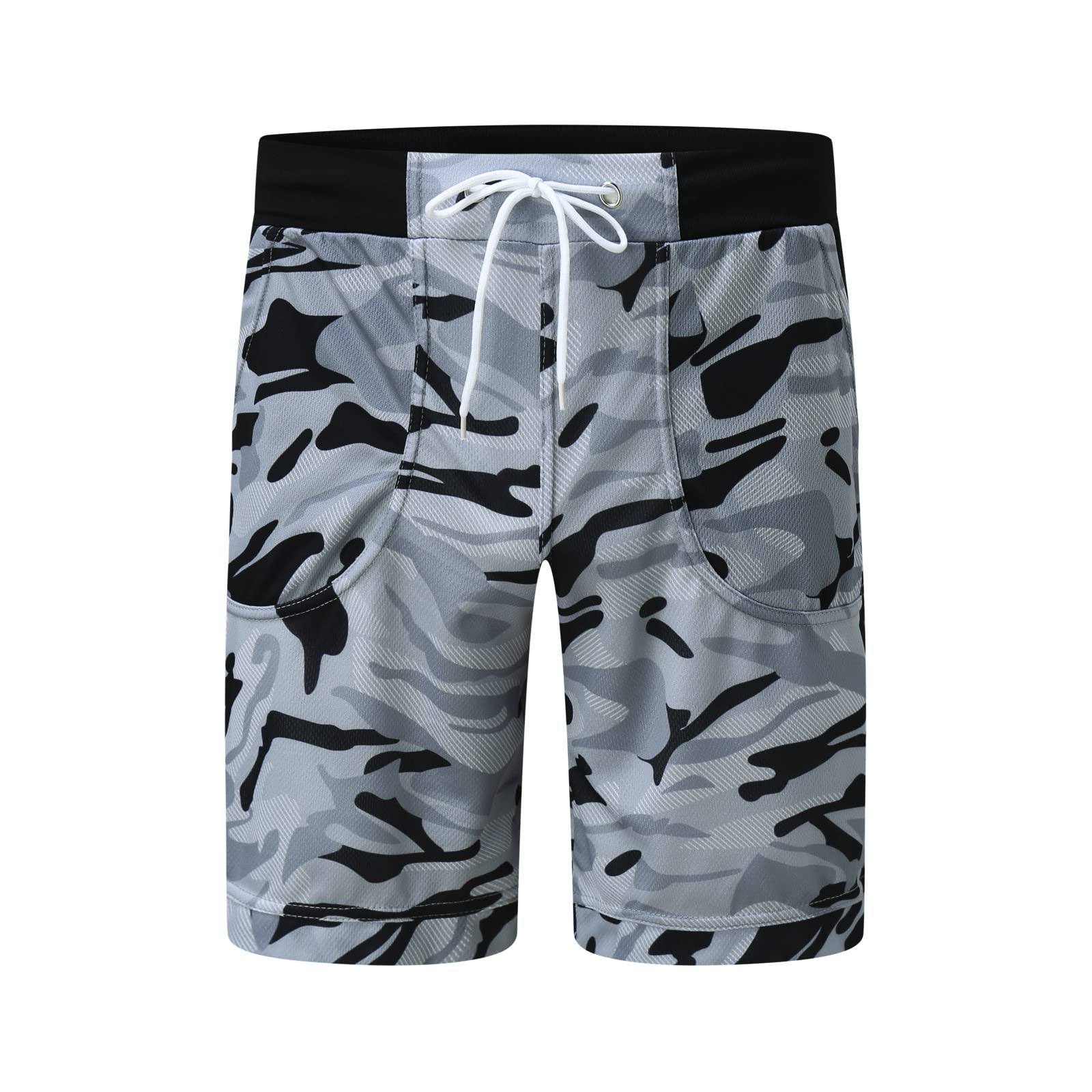 Men's Athletic Workout Shorts with Flex Waistband - Lightweight Breathable Gym Shorts for Running, Training & Casual Wear