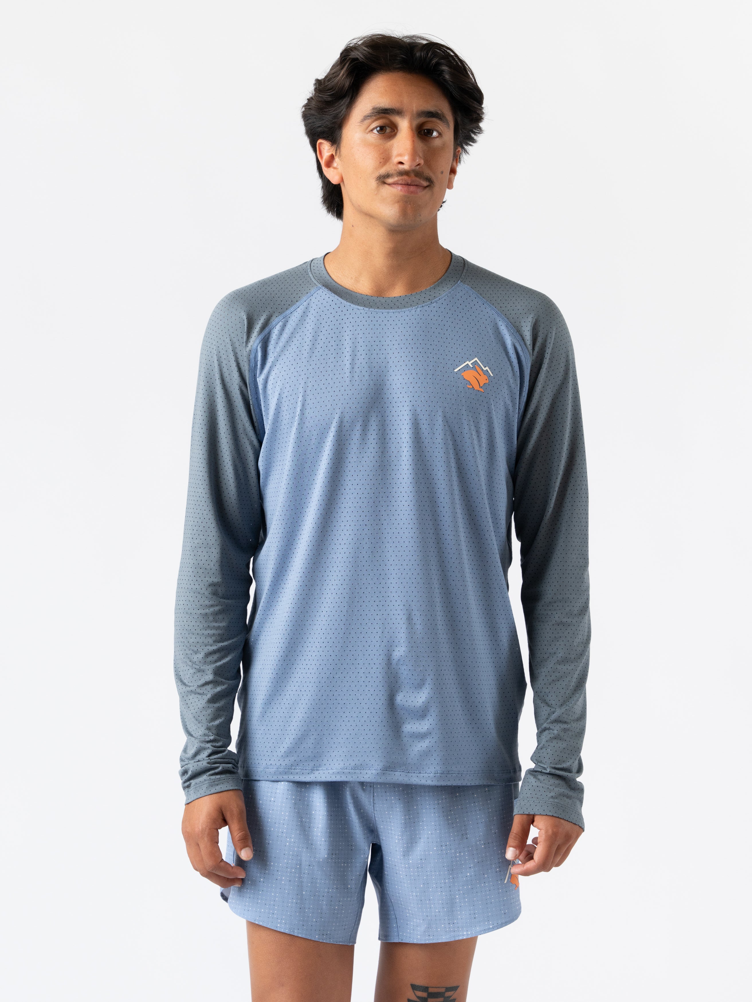 Men's Lightweight Long Sleeve Performance T-Shirt for Hiking & Outdoor Activities - Ez Tee Perf Ls Trail