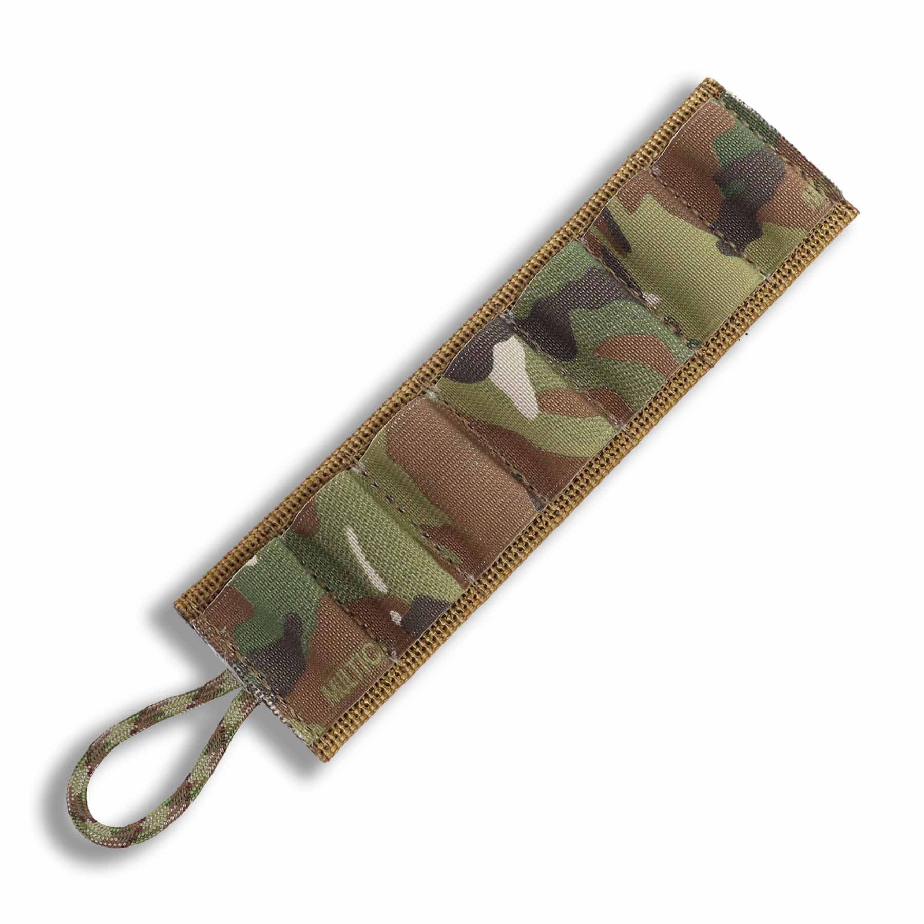 Esstac 7 Round Shotgun Card 12 Gauge - Sticky Back Loop Velcro Panel for Shotgun Shells | Tactical Range & Hunting Accessory