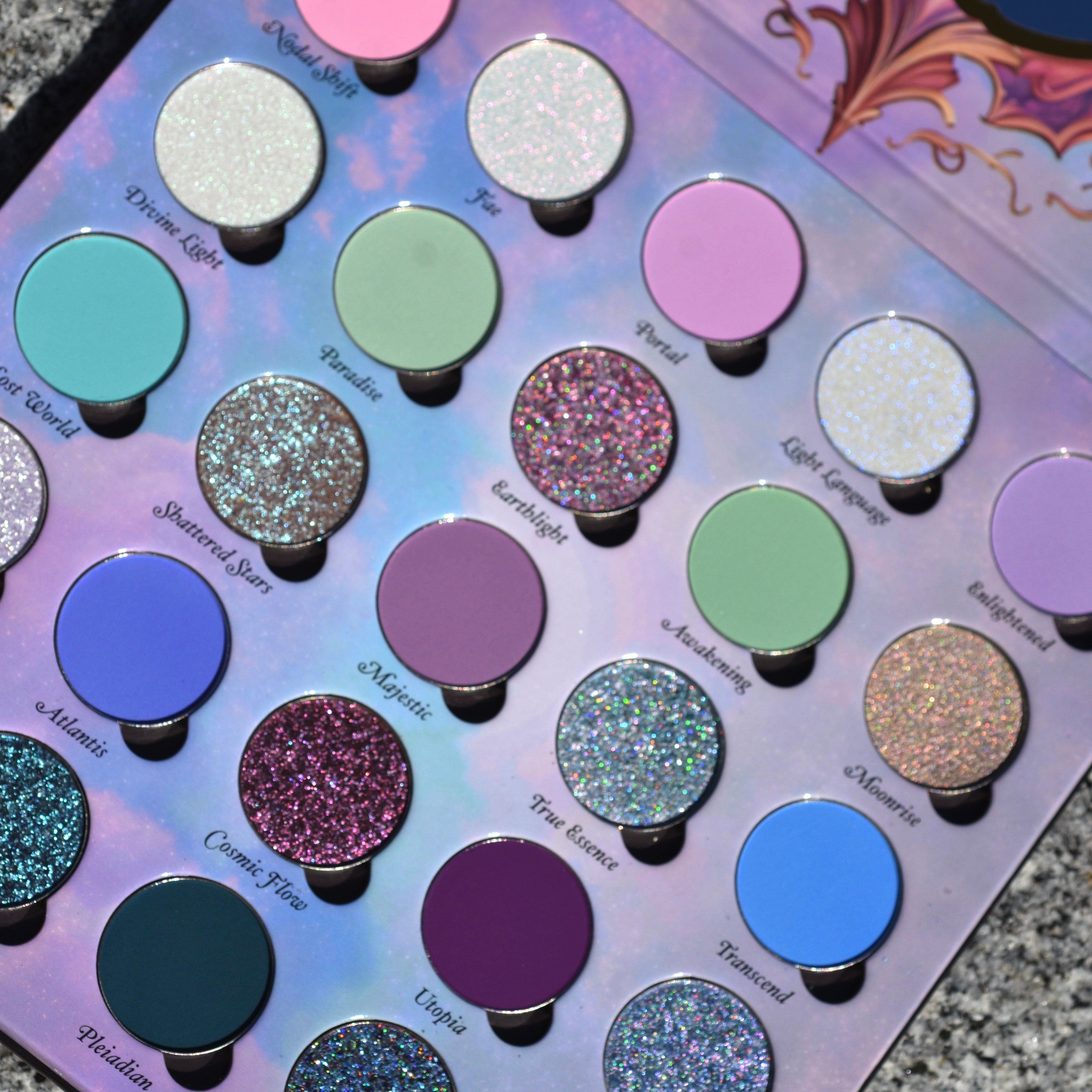 Lands of Enchantment Eyeshadow Palette - 12 Highly Pigmented Matte & Shimmer Shades for Day & Night Makeup Looks | Vegan & Cruelty-Free