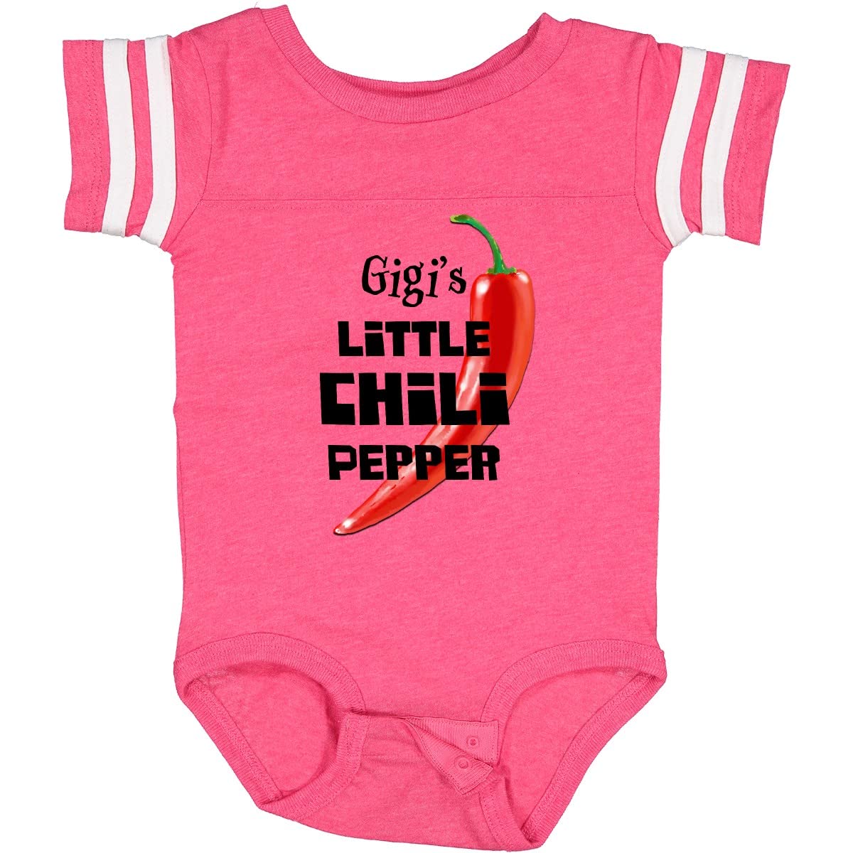 Inktastic Gigi's Little Chili Pepper Baby Bodysuit - Cute Infant Onesie for Boys & Girls - Perfect for Family Photos, Holidays & Everyday Wear