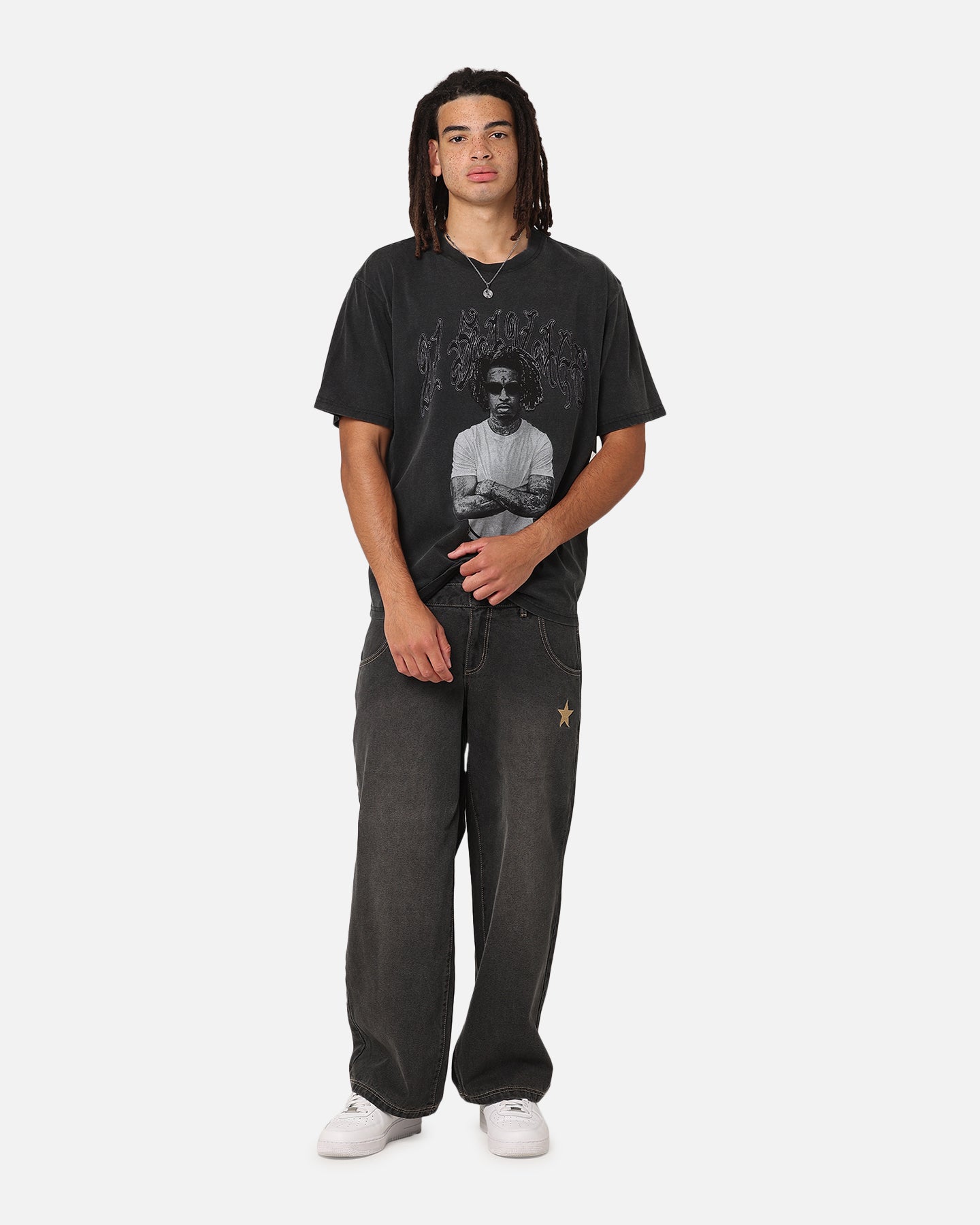 21 Savage Vintage Washed Black T-Shirt | Official Merchandise | Perfect for Concerts, Gifts & Streetwear