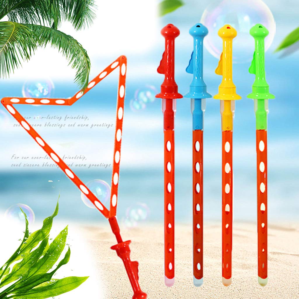 46CM Large Bubble Sword - Kids Bubble Blowing Toy with Western Design for Outdoor Play, Birthday Parties & Summer Fun