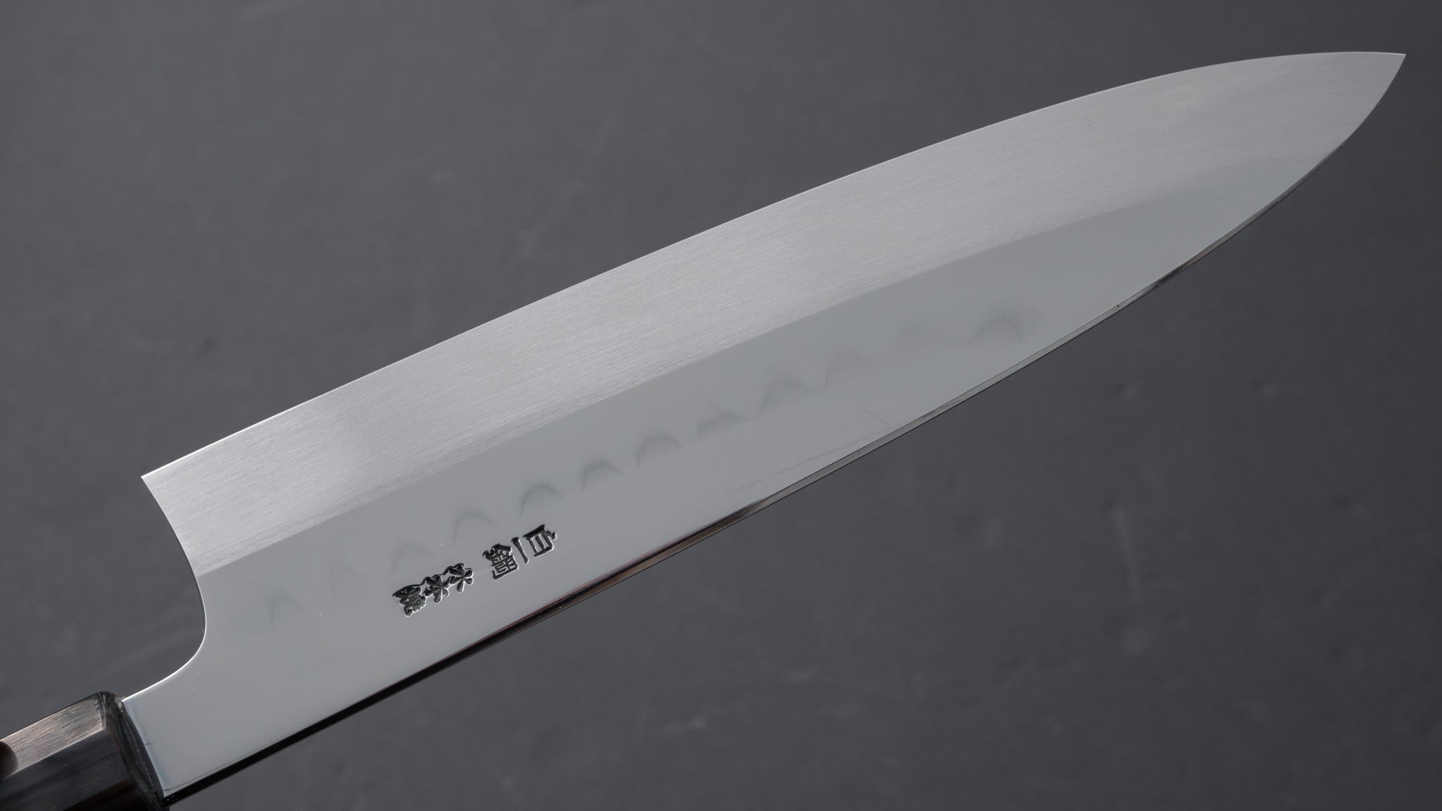 Hitohira Togashi Kambei White #1 Mizu Honyaki Gyuto 240mm Japanese Chef Knife with Taihei Ebony Handle & Saya - Premium Kitchen Knife for Professional Chefs, Sushi Masters & Home Cooking Enthusiasts