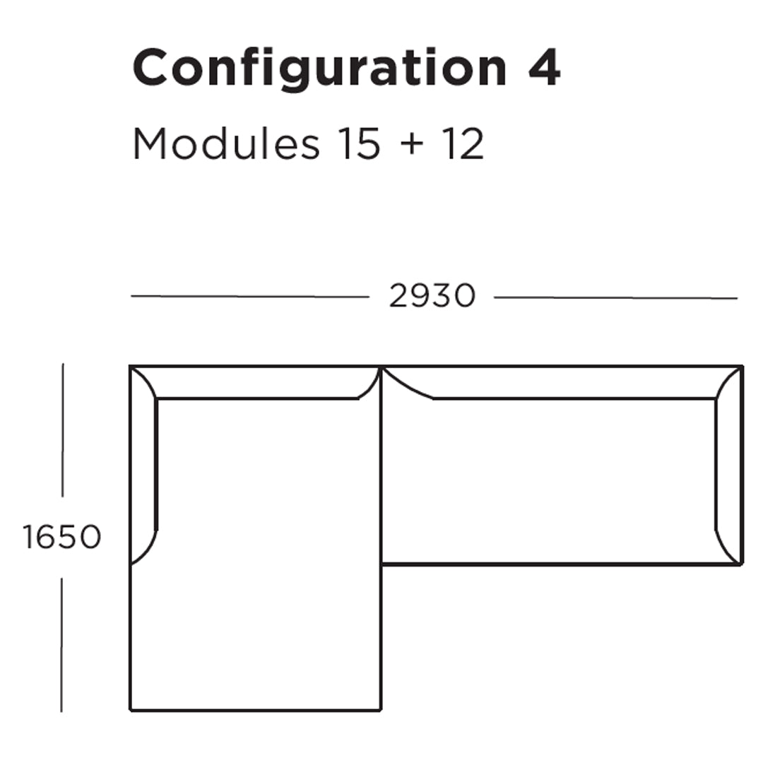 Modular Sofa Set - 9 & 16 Piece Configurable Sectional Couch for Living Room, Lounge & Home Theater Comfortable Seating Solution