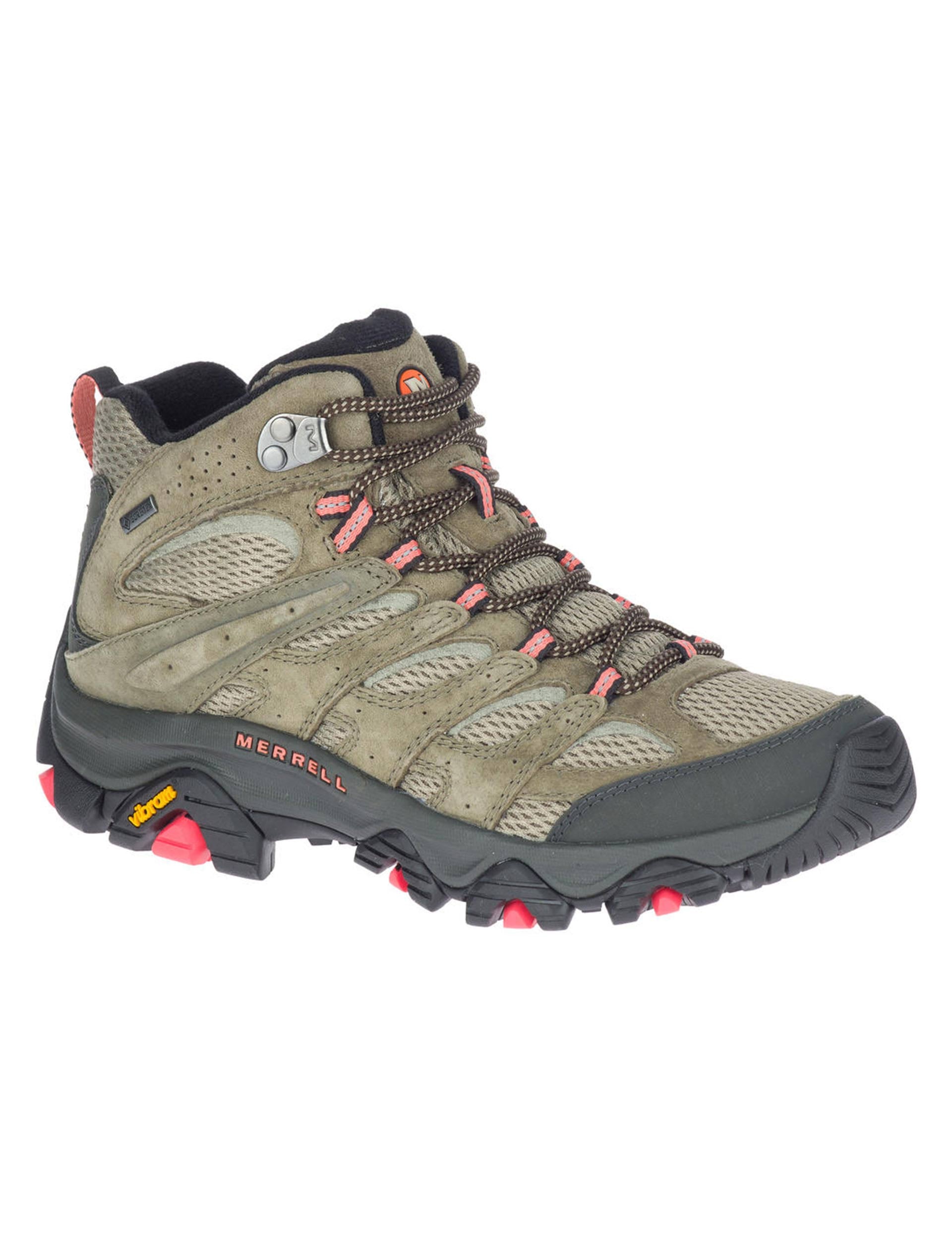 Moab 3 Mid Gore-Tex Hiking Boots for Men - Waterproof Olive Outdoor Shoes for Trail Running & Backpacking