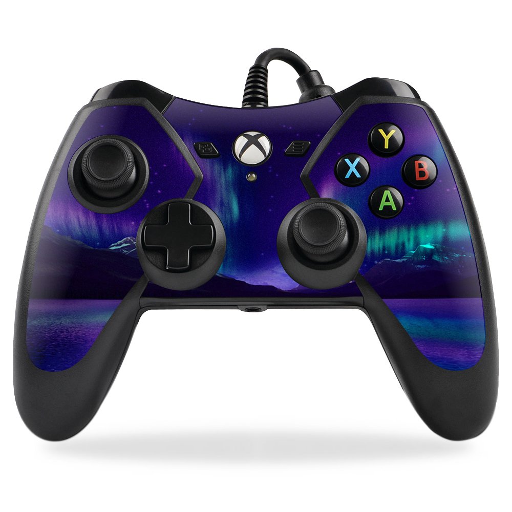 MightySkins Protective Skin Wrap for PowerA Pro Ex Xbox One Controller - Aurora Borealis Design | Durable Vinyl Cover for Gaming Protection & Customization | Perfect for Xbox One Gamers & Collectors
