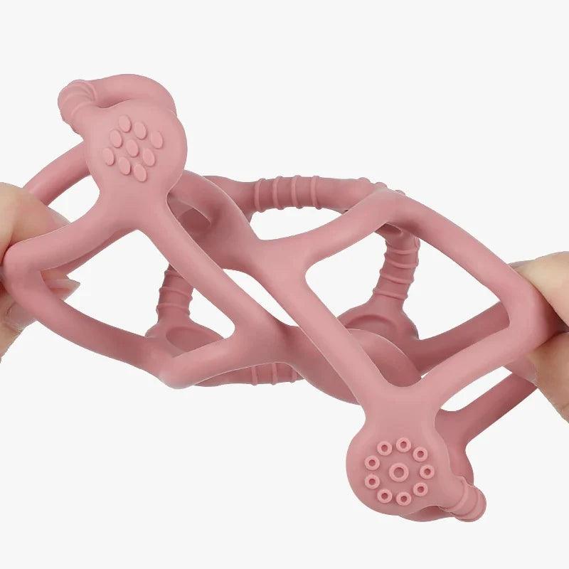 Haakaa Silicone Baby Teething Ball - Natural Pain Relief for Teething Babies, BPA-Free Chew Toy for Infants 6+ Months - Perfect for Soothing Sore Gums at Home or On-The-Go