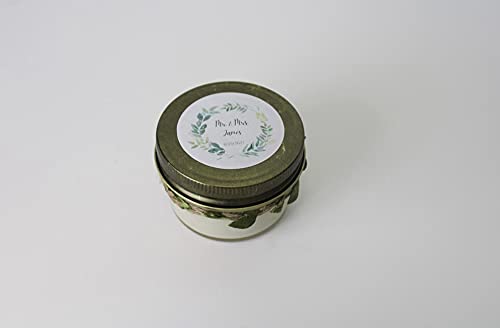 Personalized Wedding Favor Candles - Custom Scented Soy Candles for Guests - Pack of 50 - Perfect for Bridal Showers, Receptions & Thank You Gifts