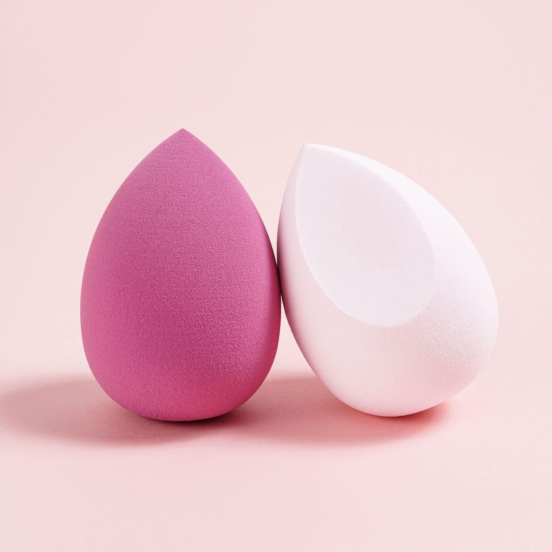 ZHIYE 8pcs Pink Makeup Sponge for Foundation & Concealer - Beauty Blending Tool