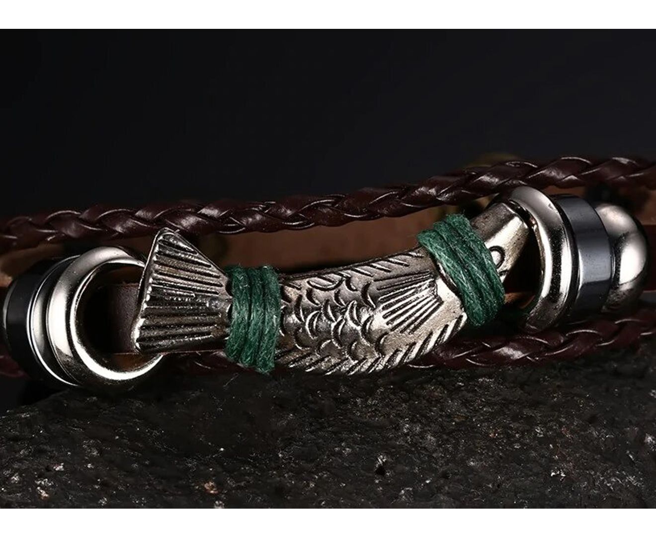 Genuine Leather Bracelet Bangle for Men & Women - Stylish Unisex Leather Cuff Wristband for Casual Wear, Gift & Everyday Fashion Accessory