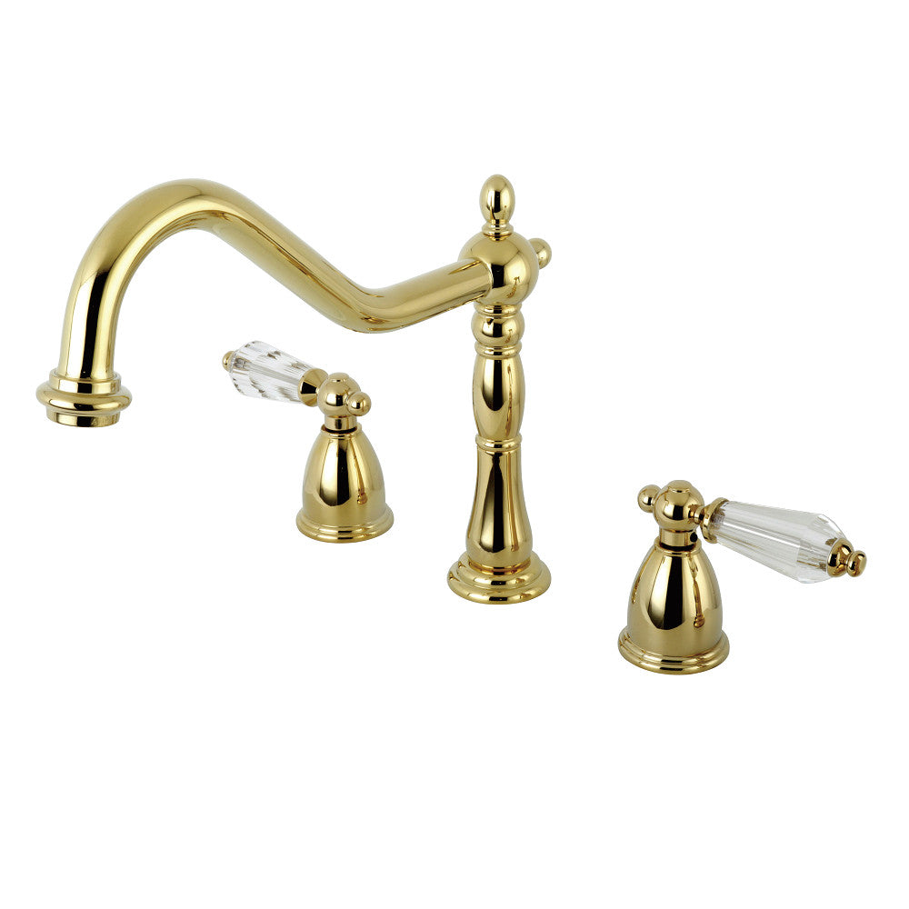 Kingston Brass KB1793WLLLS Wilshire Widespread Kitchen Faucet