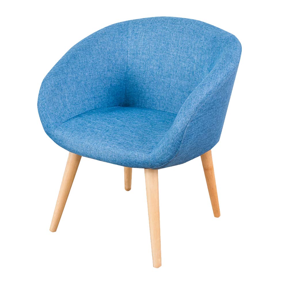 Ergonomic Upholstered Dining Chairs - Mid Century Modern Solid Wood Lounge Chair for Restaurant, Pub, Cafe, Living Room & Hotel - Comfortable Armchair for Relaxing, Dining & Leisure Spaces