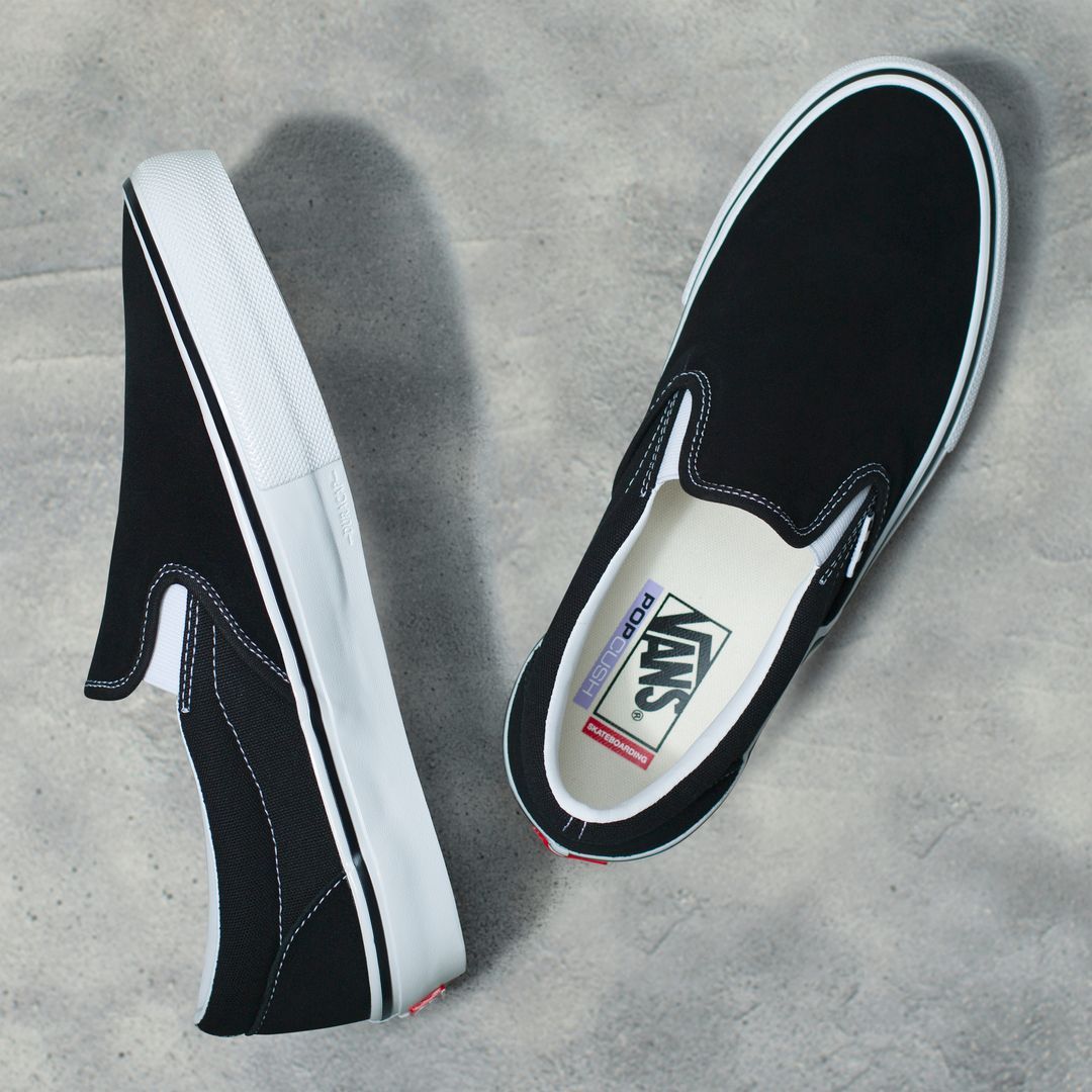 VANS Skate Slip-On Shoes for Men & Women - Classic Black & White Checkerboard Sneakers - Comfortable Skateboarding & Casual Wear Shoes for Everyday Use
