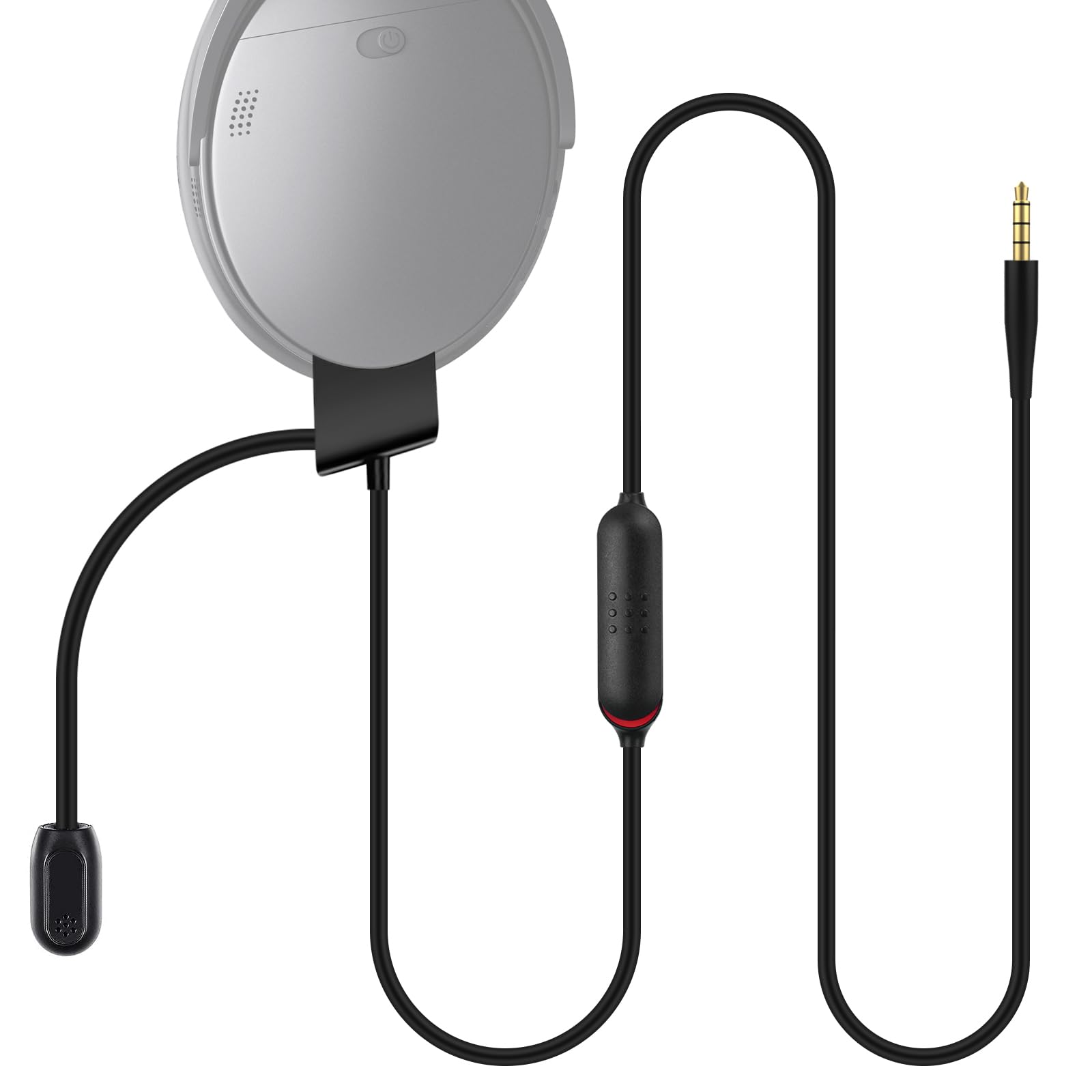 Bose QC45 Mic with Mute Switch for PC, Gaming & Calls