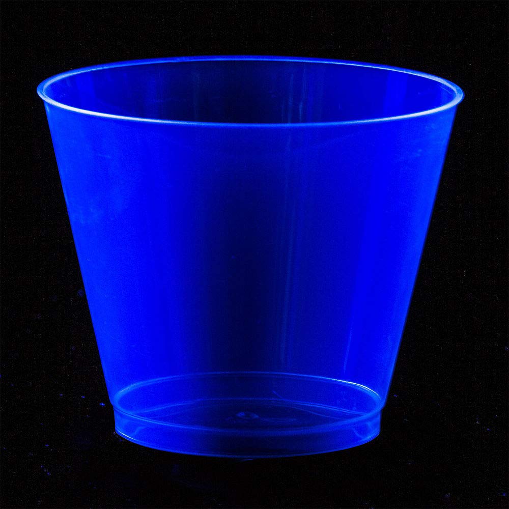 Amscan Neon Party Supplies - 9 oz Glow in The Dark Party Decorations for Birthday, Halloween & Rave Events