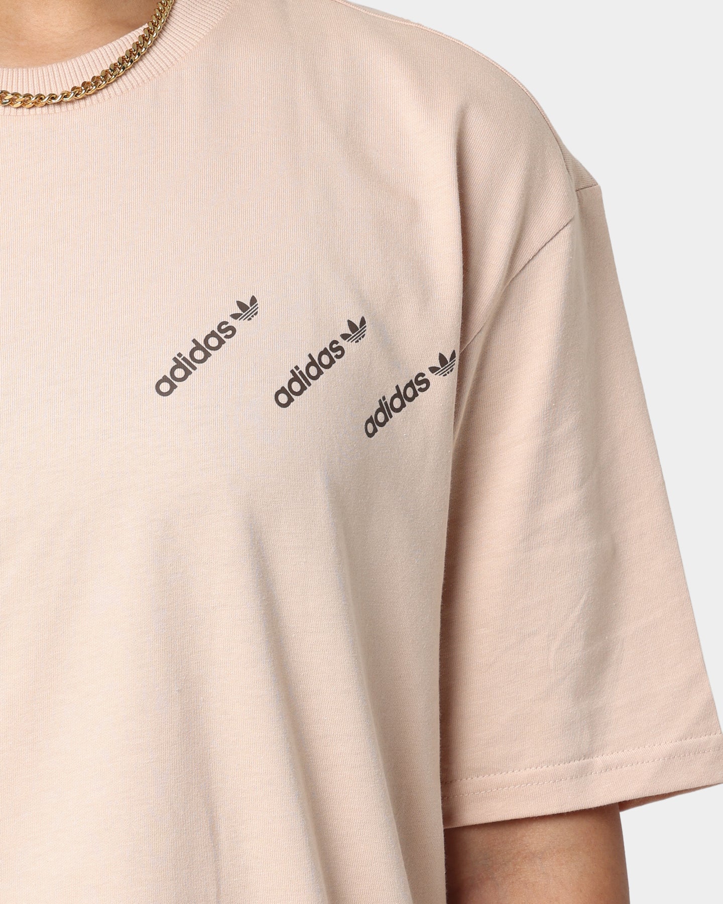 Adidas Women's T-Shirt Halo Blush - Soft Cotton Casual Tee for Running, Gym & Everyday Wear