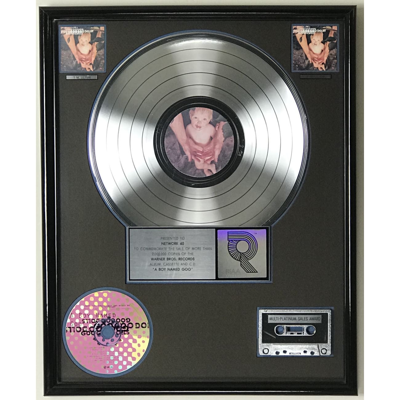 Goo Goo Dolls 'A Boy Named Goo' 2x Platinum Certified Album - Award-Winning Rock Music for Collectors & Fans | Perfect for Display in Music Rooms, Offices & Memorabilia Collections